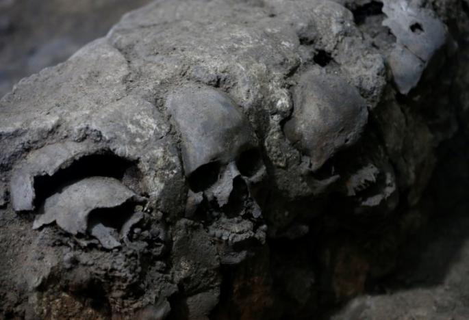 Фотография: В Мехико обнаружили ацтекскую башню из человеческих черепов №1 - BigPicture.ru