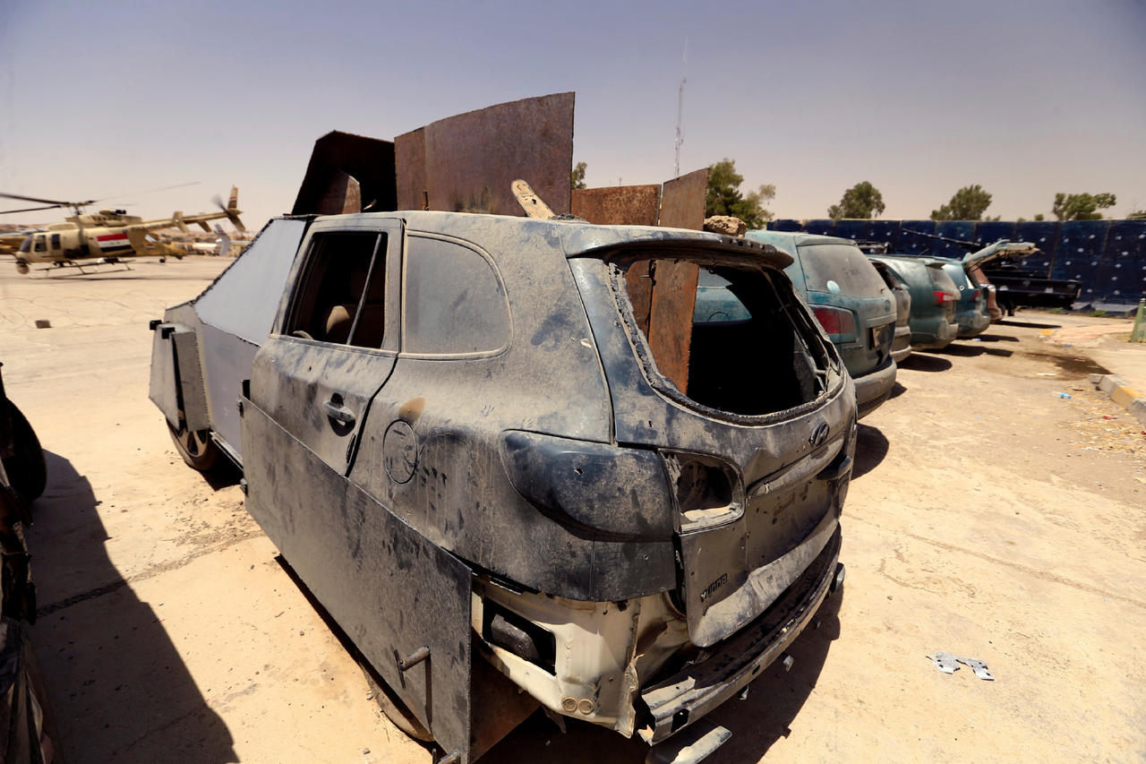 Фотография: Иракская полиция показала машины террористов Исламского государства №5 - BigPicture.ru
