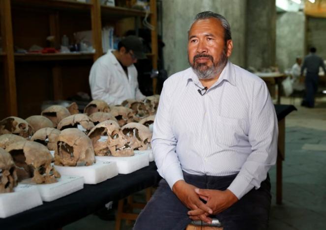 Фотография: В Мехико обнаружили ацтекскую башню из человеческих черепов №8 - BigPicture.ru