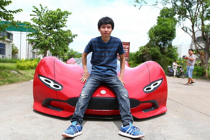 Фотография: Мечта своими руками: китаец самостоятельно создал суперкар №7 - BigPicture.ru