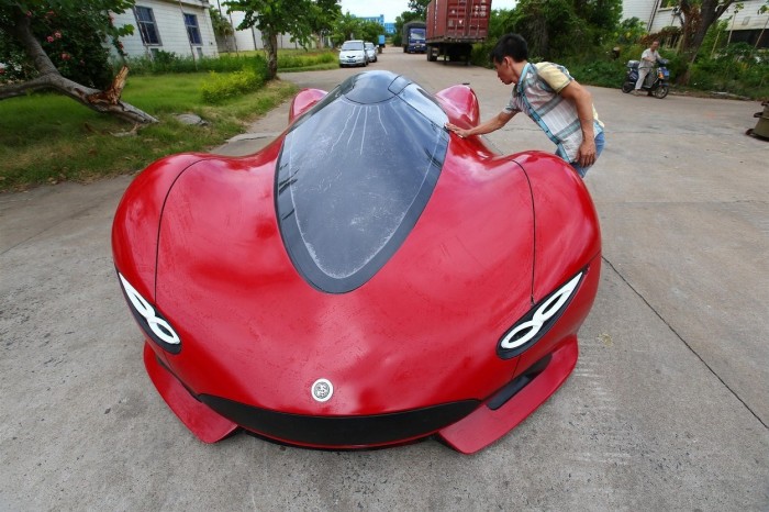 Фотография: Мечта своими руками: китаец самостоятельно создал суперкар №4 - BigPicture.ru