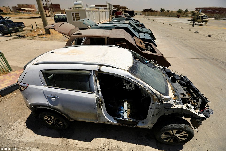 Фотография: Иракская полиция показала машины террористов Исламского государства №8 - BigPicture.ru