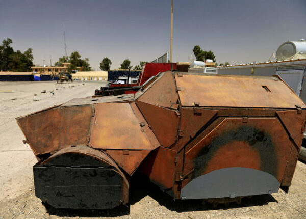 Иракская полиция показала машины террористов Исламского государства