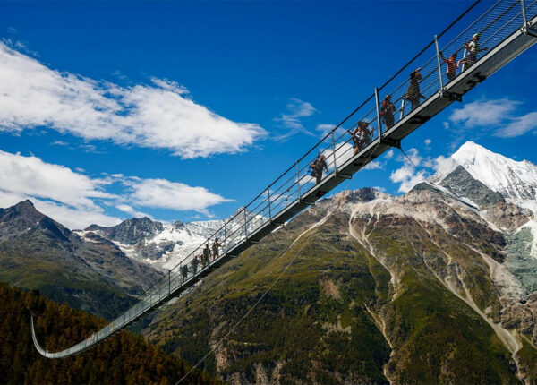 Вниз лучше не смотреть: Europabruecke — самый длинный подвесной мост в мире