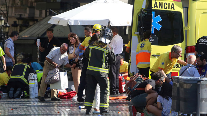 Фотография: В Барселоне произошел теракт. Как минимум 13 человек погибли №1 - BigPicture.ru