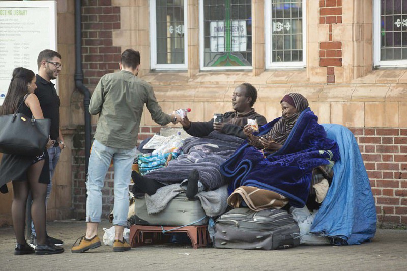 Работа на дому: сомалийцы живут на улице, отказываясь от жилья за 1500 фунтов