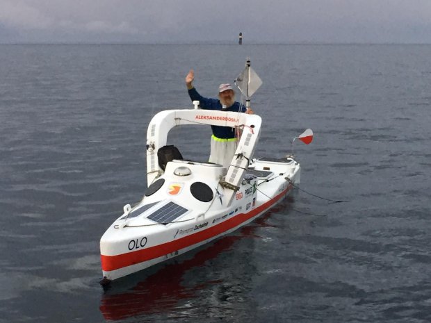 Фотография: Суши весла: польский пенсионер пересек Атлантику на байдарке, проплыв более 100 дней №11 - BigPicture.ru