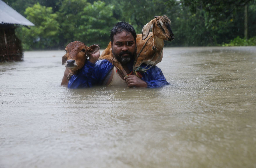 Фотография: В Южной Азии сильнейшее наводнение за десятилетие, но никто об этом не говорит №3 - BigPicture.ru