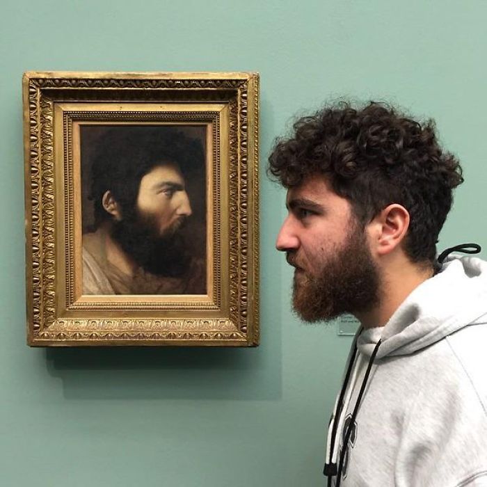 Фотография: Ищи меня в Лувре: люди, обнаружившие своих двойников на классических полотнах №12 - BigPicture.ru