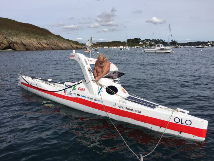 Фотография: Суши весла: польский пенсионер пересек Атлантику на байдарке, проплыв более 100 дней №8 - BigPicture.ru