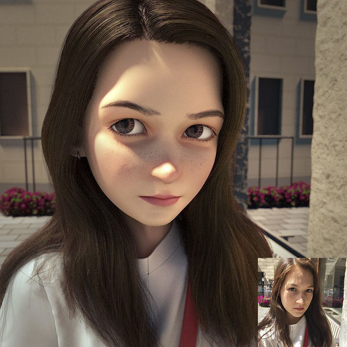 Фотография: Pixar для каждого: художник делает потрясающие 3D-портреты из случайных аватарок №4 - BigPicture.ru