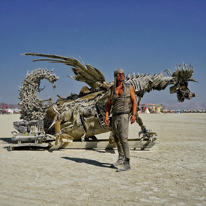 Фотография: Радужный пони и грузовик с рогами: лучшие фотографии с Burning Man 2017 №31 - BigPicture.ru