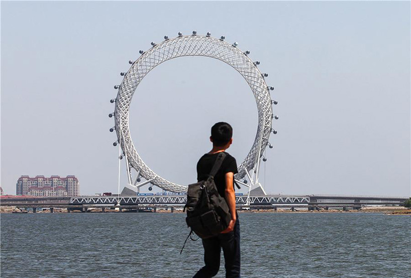Фотография: В Китае построили инженерное чудо — футуристическое безосевое колесо обозрения №8 - BigPicture.ru