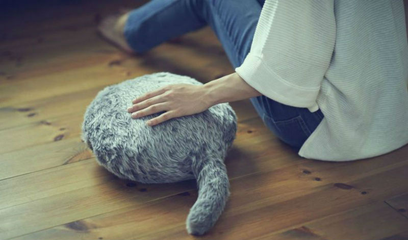 Фотография: Ты ее гладишь, а она мурчит: японцы создали подушку — заменитель кота №1 - BigPicture.ru