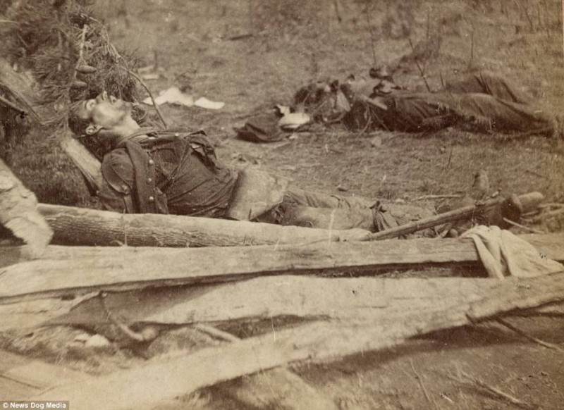 Фотография: Ужасающие фотографии жертв самой кровопролитной войны в истории США №23 - BigPicture.ru