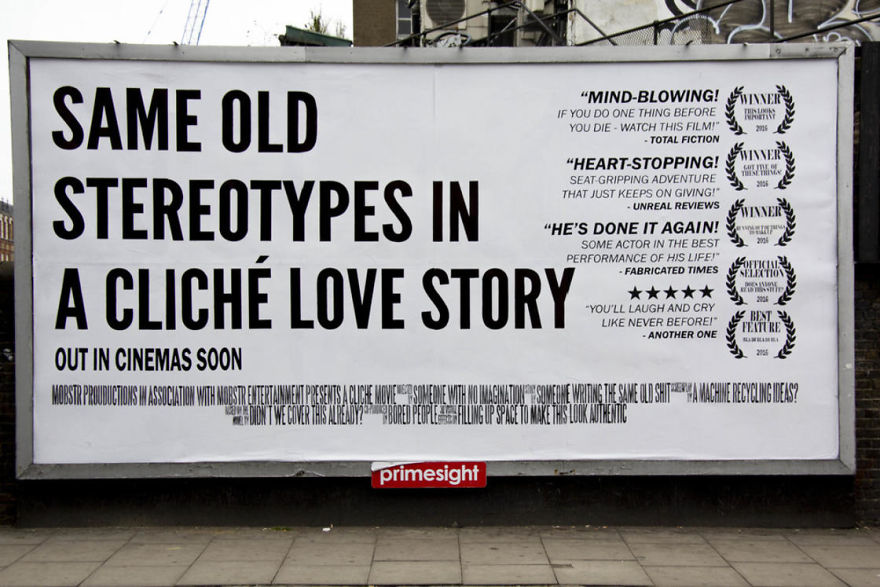 Фотография: Британец безжалостно издевается над киноафишами, дорожными знаками и рекламой №27 - BigPicture.ru