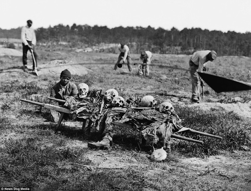 Фотография: Ужасающие фотографии жертв самой кровопролитной войны в истории США №7 - BigPicture.ru