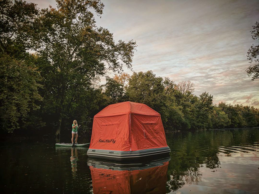 Фотография: Американцы придумали плавучую палатку для кемпинга №7 - BigPicture.ru