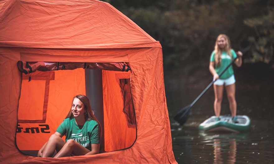 Фотография: Американцы придумали плавучую палатку для кемпинга №5 - BigPicture.ru