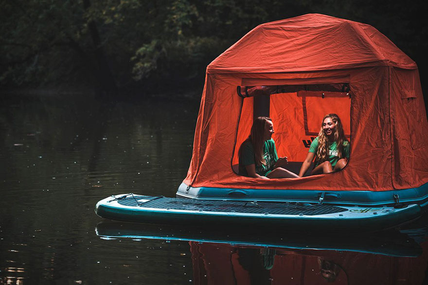Фотография: Американцы придумали плавучую палатку для кемпинга №4 - BigPicture.ru