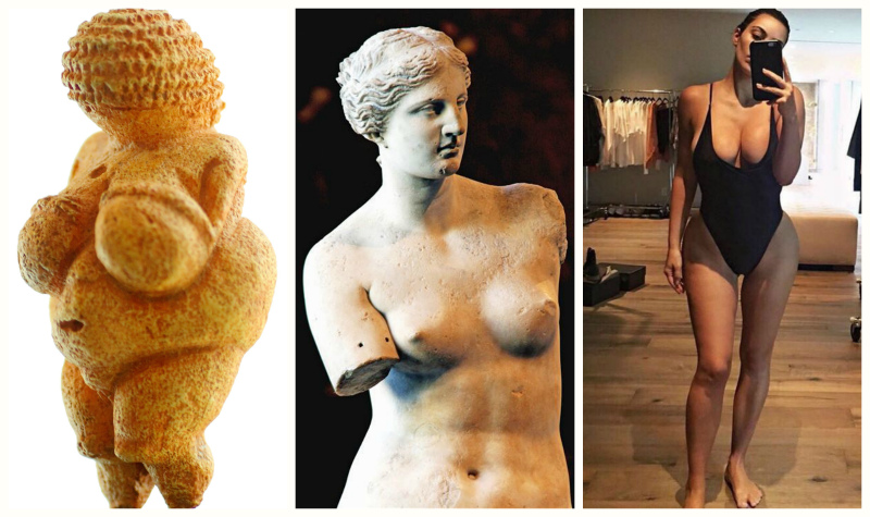 Фотография: От Венеры палеолита до Кардашьян: как менялась мода на женскую грудь №1 - BigPicture.ru