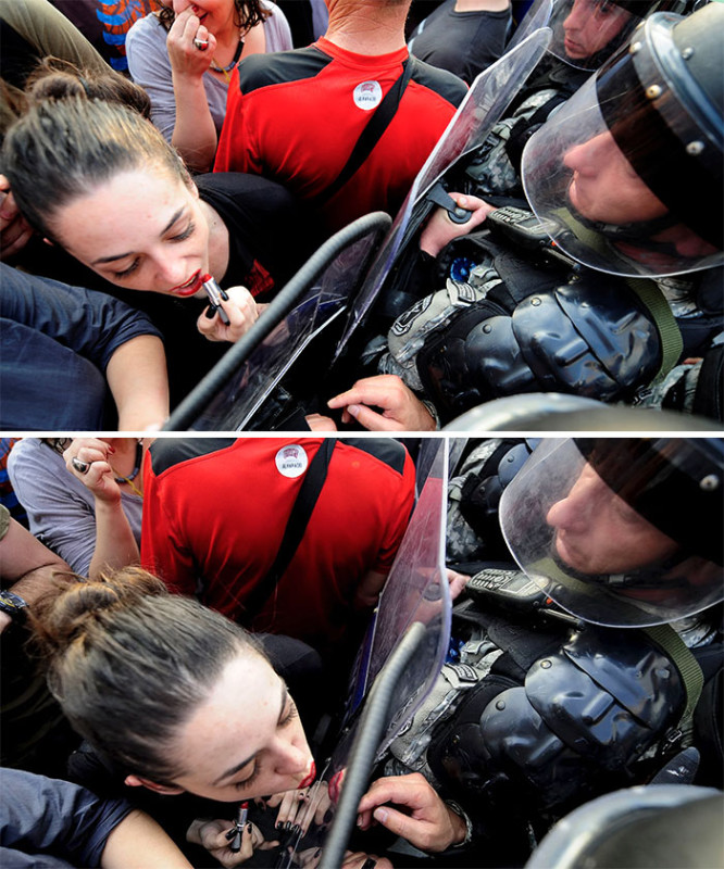 Фотография: Сильный слабый пол: самые яркие фотографии женских протестных движений №18 - BigPicture.ru