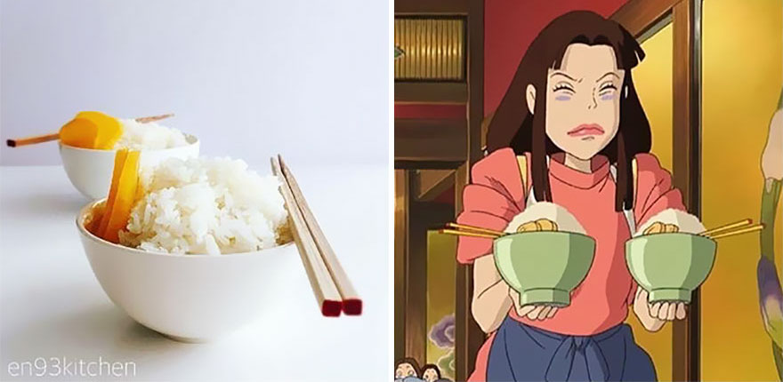 Фотография: Отличная идея, как накормить капризного ребенка: японка готовит блюда из мультфильмов Миядзаки №25 - BigPicture.ru