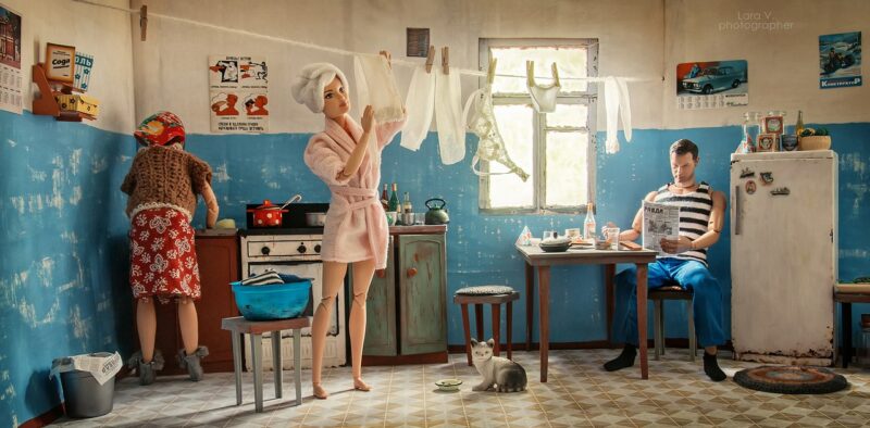 Фотография: Какой была бы жизнь Барби и Кена в СССР №1 - BigPicture.ru