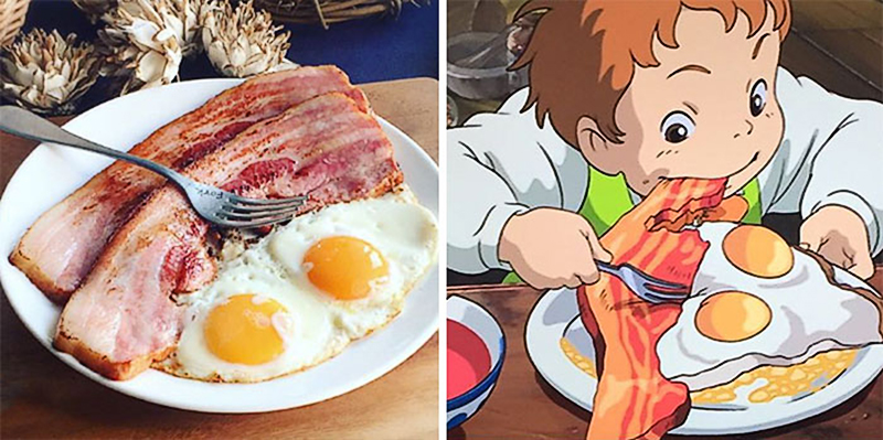Фотография: Отличная идея, как накормить капризного ребенка: японка готовит блюда из мультфильмов Миядзаки №1 - BigPicture.ru