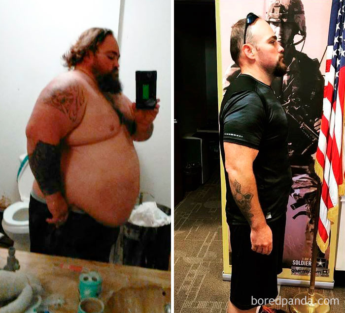 Фотография: Встань и не жри: люди, кардинально сбросившие вес, до и после метаморфозы №8 - BigPicture.ru