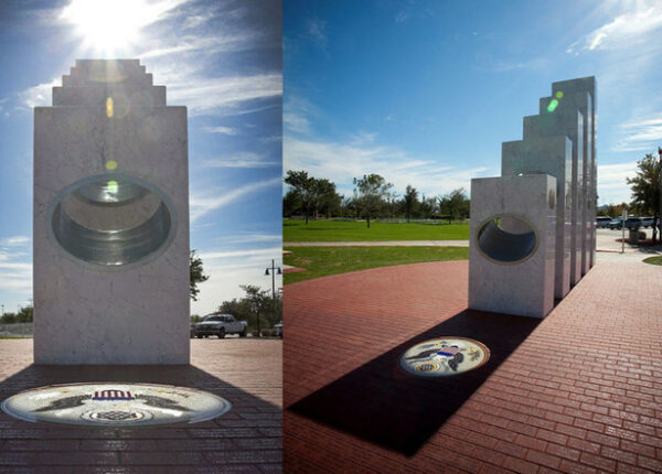 Уникальный памятник ветеранам, красота которого открывается раз в год — 11 ноября в 11:11 утра