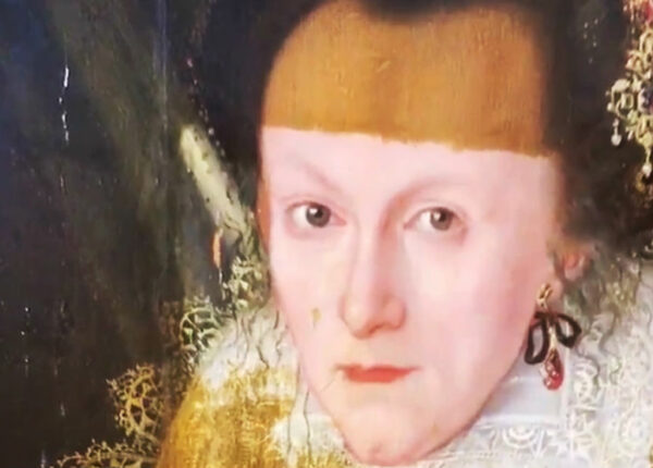 Портрет XVII века очистили от слоя лака, и результат ошеломляет