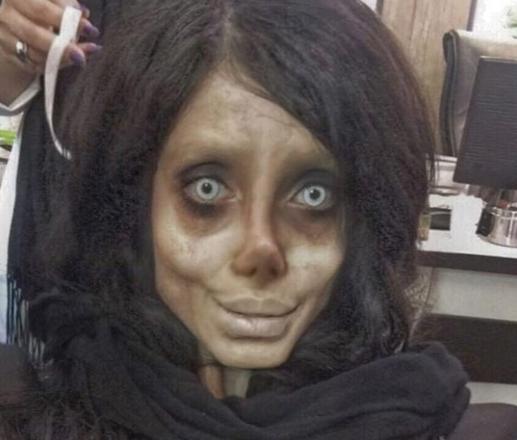Фотография: Иранка сделала 50 операций ради сходства с Анджелиной Джоли и теперь похожа на зомби №2 - BigPicture.ru