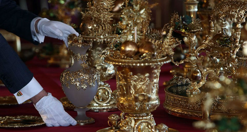 Фотография: Рождество по-королевски: замок Елизаветы II украсили к празднику №1 - BigPicture.ru