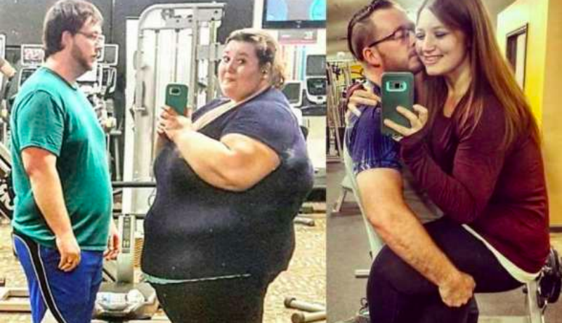 Фотография: Совместное похудение улучшает отношения: пара сбросила 180 килограммов ради любви №1 - BigPicture.ru