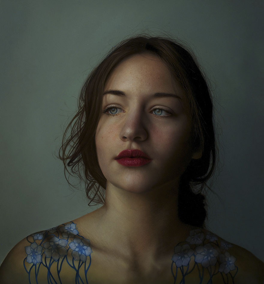 Фотография: Сверхреалистичные портреты с щепоткой потустороннего от художника Марко Грасси №23 - BigPicture.ru