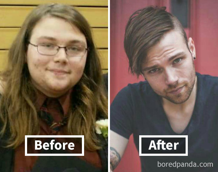 Фотография: 32 вдохновляющих примера того, как похудение преображает лицо №3 - BigPicture.ru