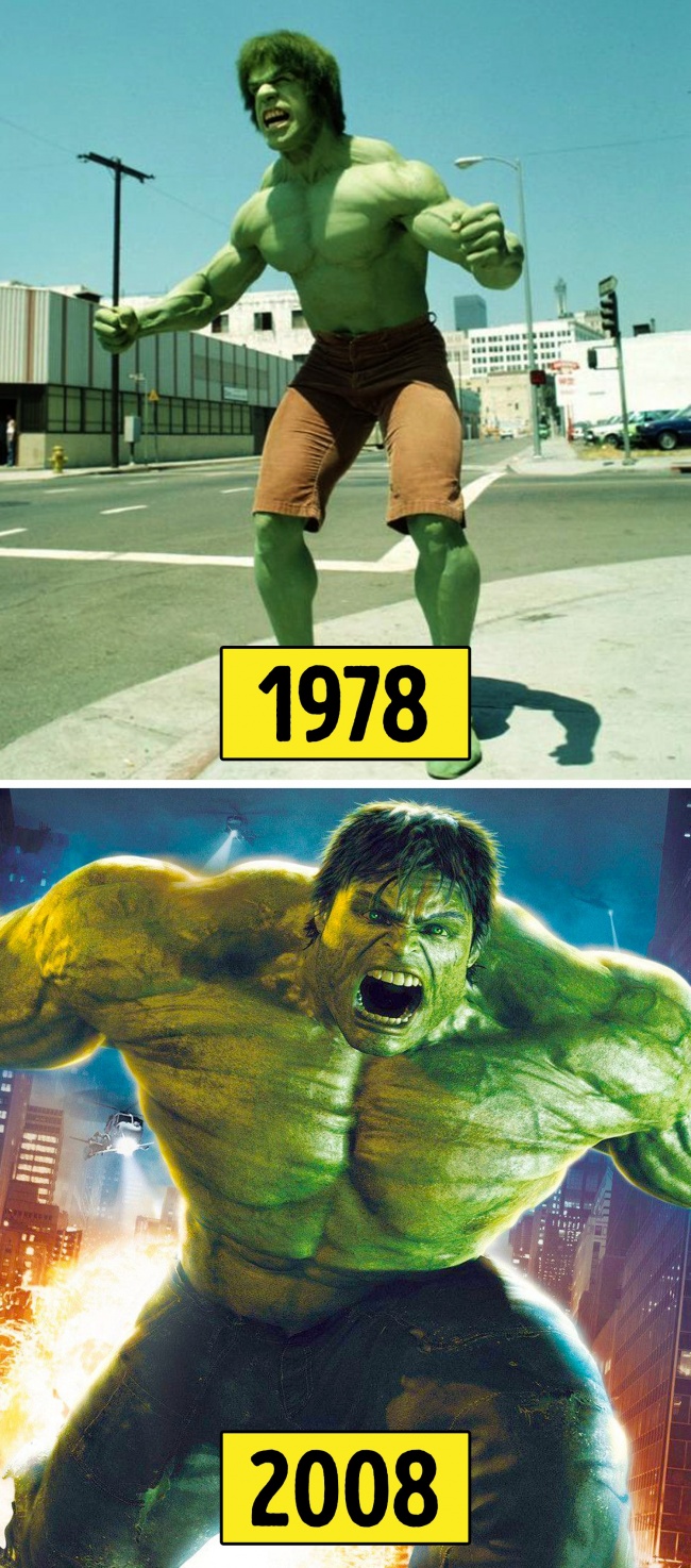 Фотография: Тогда и сейчас: как отличаются оригинальные фильмы о супергероях от ремейков №8 - BigPicture.ru
