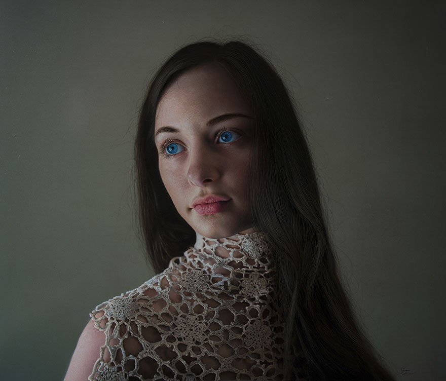 Фотография: Сверхреалистичные портреты с щепоткой потустороннего от художника Марко Грасси №9 - BigPicture.ru