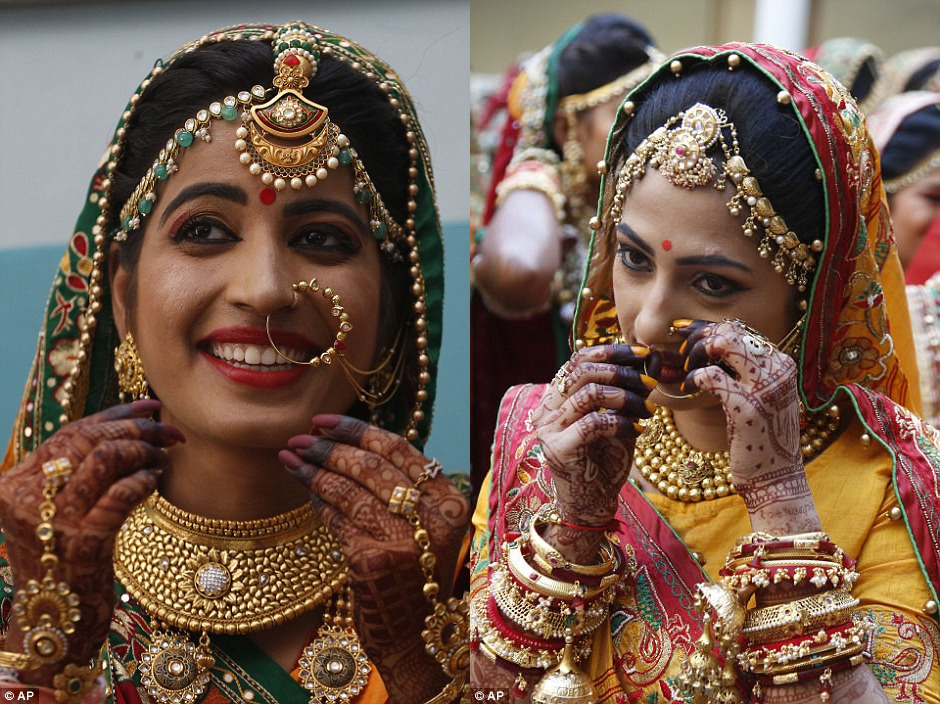 Фотография: Алмазный магнат в Индии устроил свадьбу сразу для 250 неимущих пар, и получилось роскошно №9 - BigPicture.ru