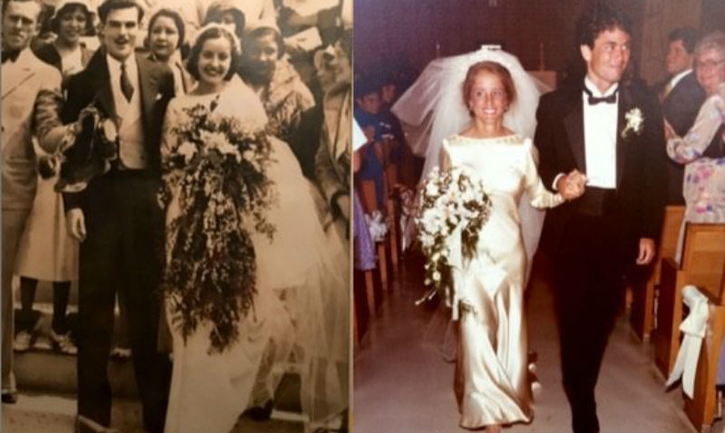 Фотография: 85 лет и все еще впору: 4 поколения женщин семьи выходят замуж в одном платье №1 - BigPicture.ru
