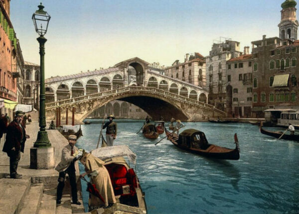 30 цветных фотографий Венеции в 1890‑е годы