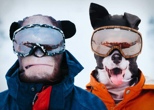 Животные на лыжах: дизайнеры из Канады накреативили «звериные» балаклавы