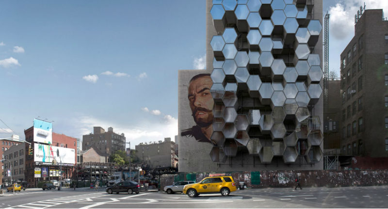Фотография: Идея: Поселить бездомных Нью-Йорка в стильных капсулах на стенах зданий №1 - BigPicture.ru