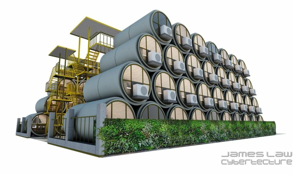 Фотография: Жизнь в бетонной трубе: в Гонконге предложили строить жилье в водопроводных трубах №12 - BigPicture.ru