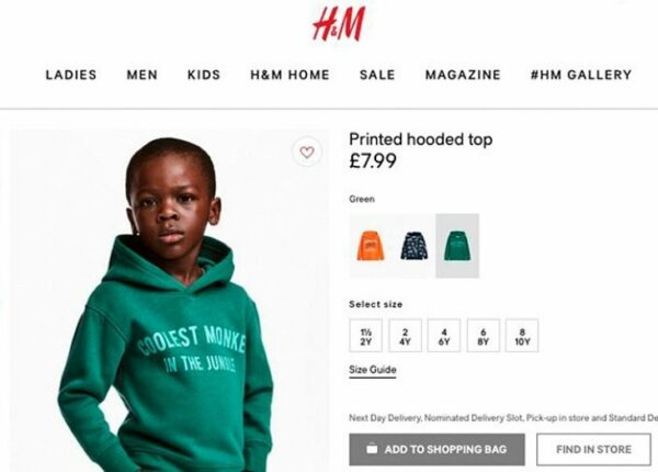 «Самая крутая обезьянка в джунглях»: H&M извинилась за рекламу с чернокожим ребенком