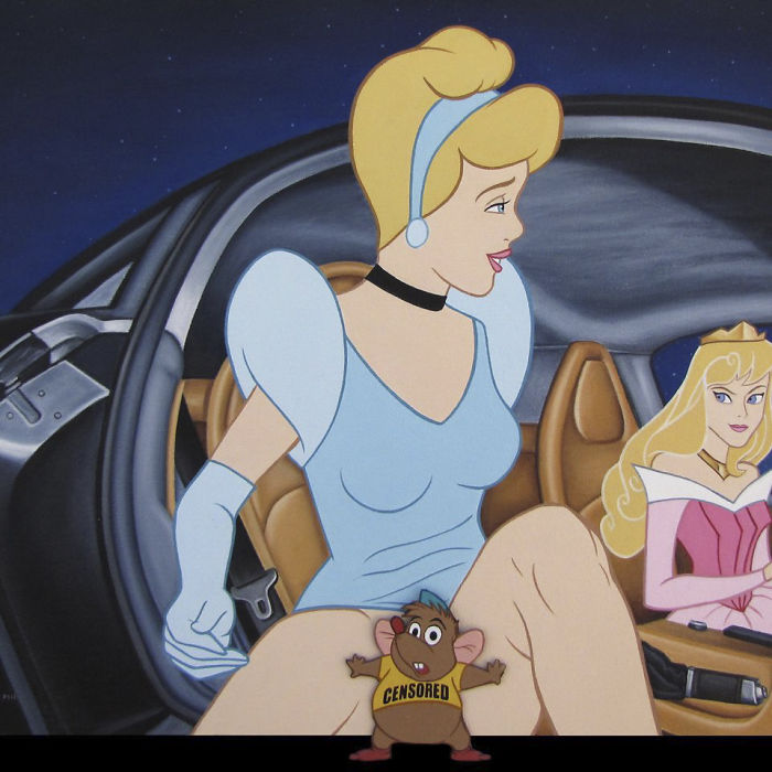 Фотография: Провокационные иллюстрации персонажей Disney разрушат ваше детство №20 - BigPicture.ru