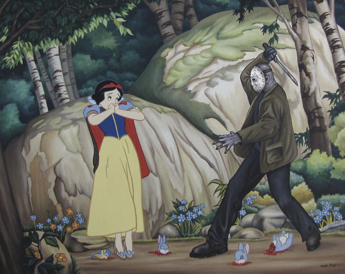 Фотография: Провокационные иллюстрации персонажей Disney разрушат ваше детство №26 - BigPicture.ru