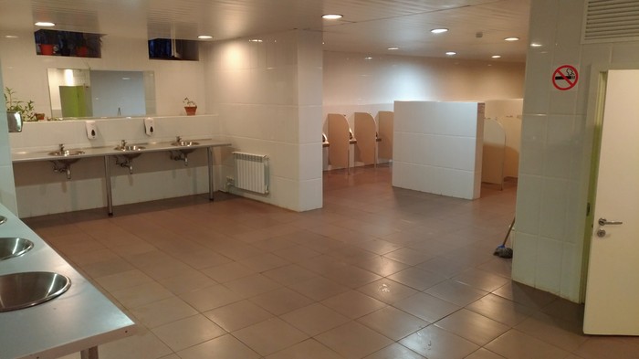 Фотография: В Москве обнаружен идеальный общественный туалет: чистый, антивандальный и с цветами №5 - BigPicture.ru