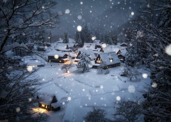 Снежная сказка: невероятно красивая зима в Японии